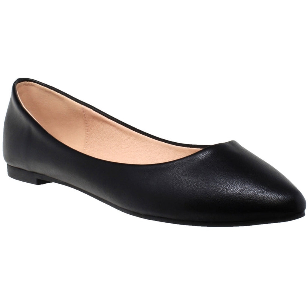 Sobeyo Pointed Toe Ballet Flat Shoes for Women - Size 8